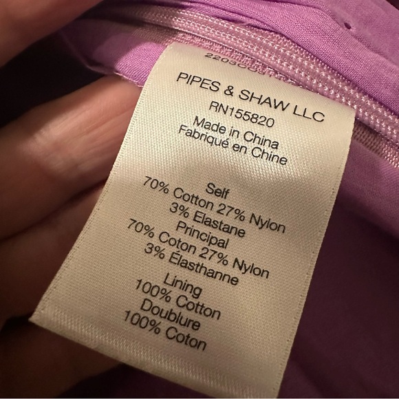 NWT Veronica Beard Kayla Purple Top reg $348 size 8 - Picture 10 of 10